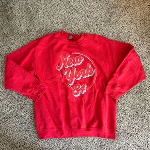 Gildan Red Crewneck Sweater